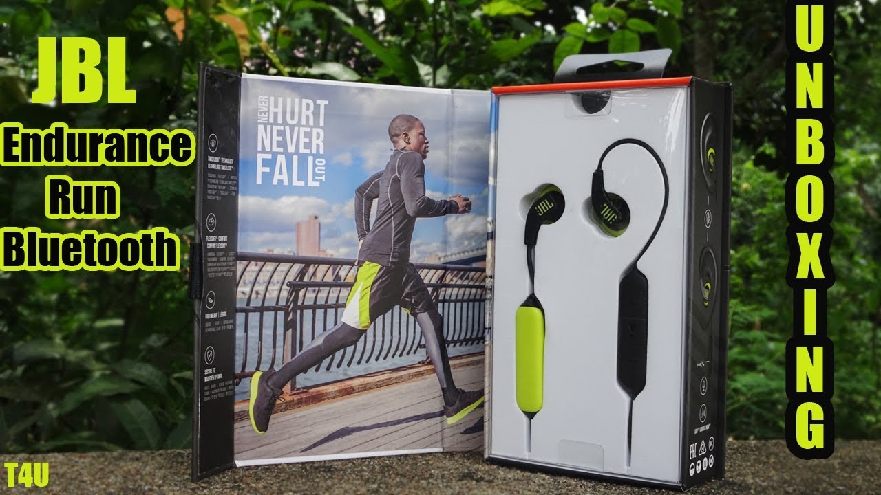 JBL Endurance Run Wireless Earphone Unboxing - YouTube