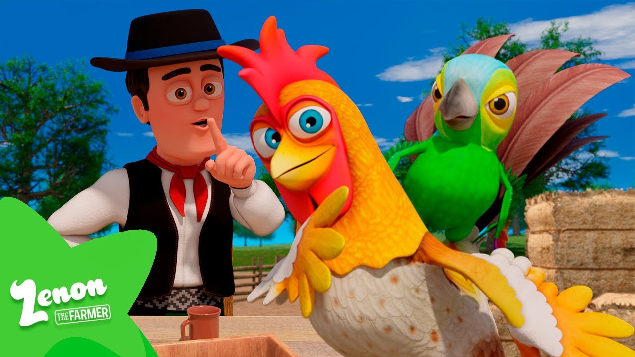 Pepe is a Parrot | Learning & Patience | Zenon´s Farm 🧑🏼‍🌾 Kids Songs🌈 For Kids