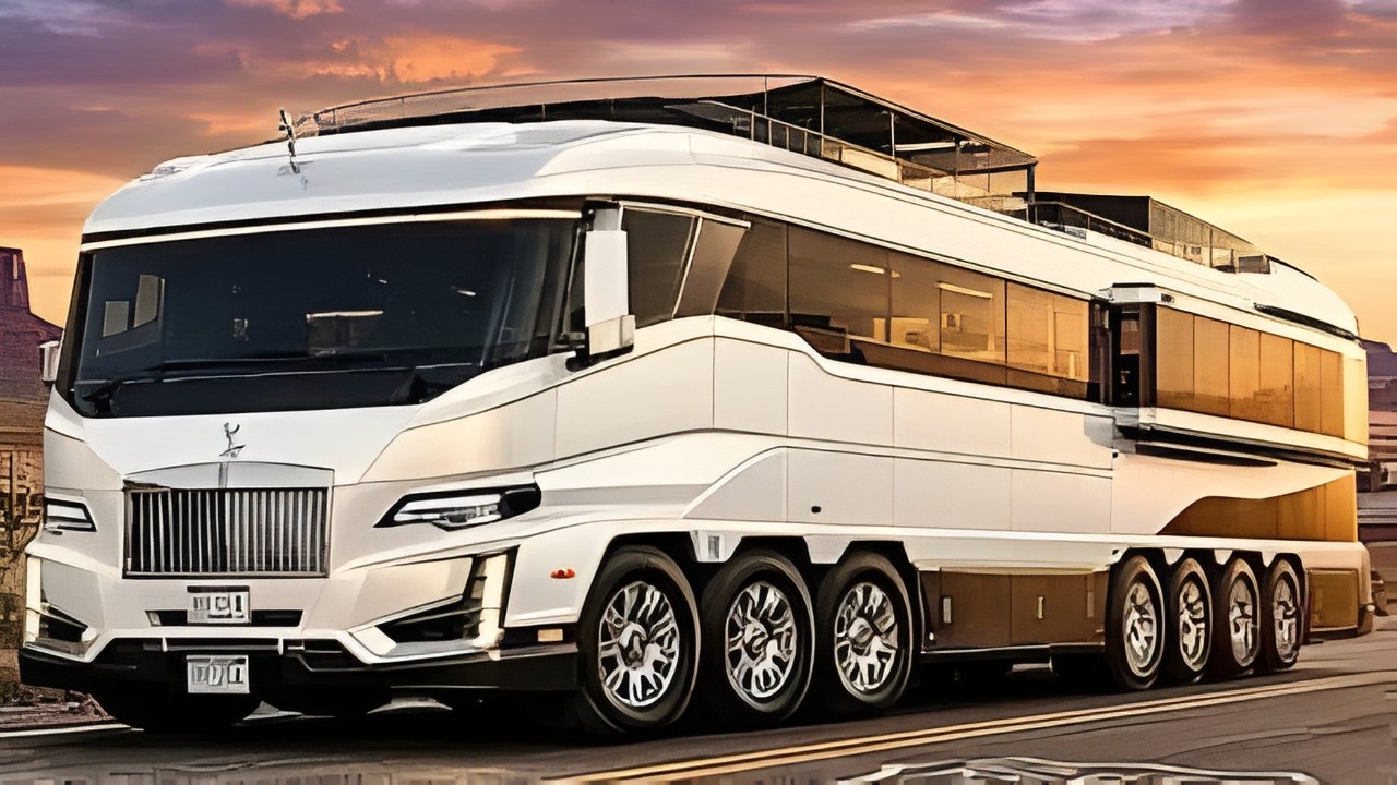 World’s Largest Luxury Motorhome 10×10 Mega RV – The $5M Rolling ...