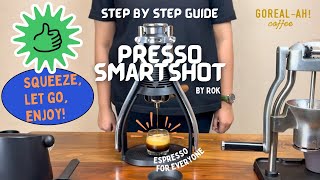Presso SmartShot by ROK Espresso for everyone! - Step by step guide (how to use)