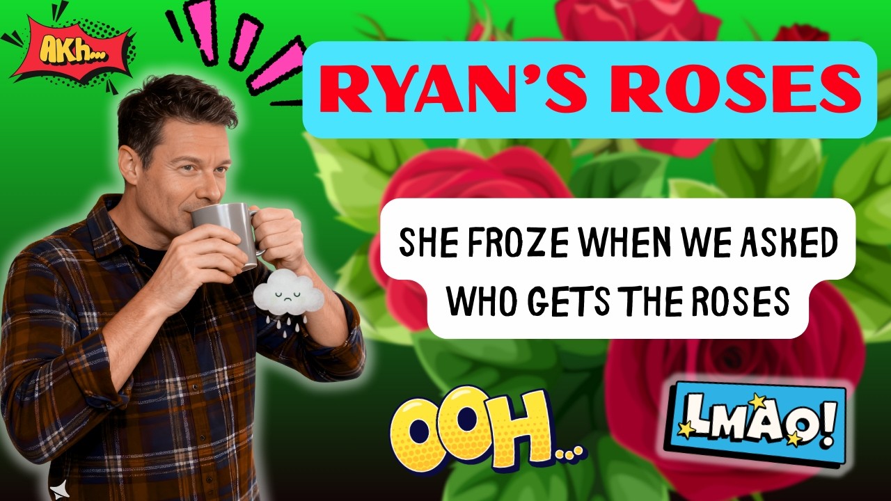 She Froze When We Asked Who Gets the Roses 🌹😬 | Ryan Seacrest