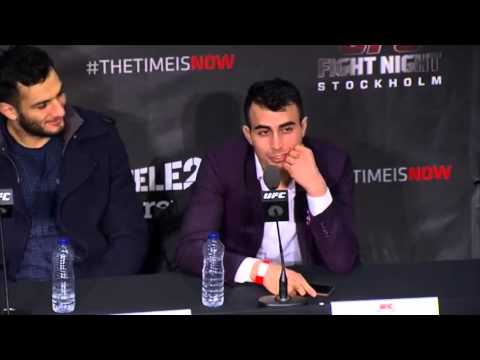 Makwan "Mr Finland" Amirkhani Press Conference Highlights (UFC on FOX 14)