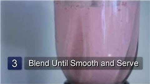 Smoothies : How to Make Strawberry Smoothies Without Yogurt