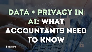 🔐 Data and Privacy in AI: What Accountants Need to Know
