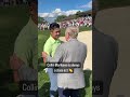 He shared a special moment with Jack Nicklaus walking off of 18 green