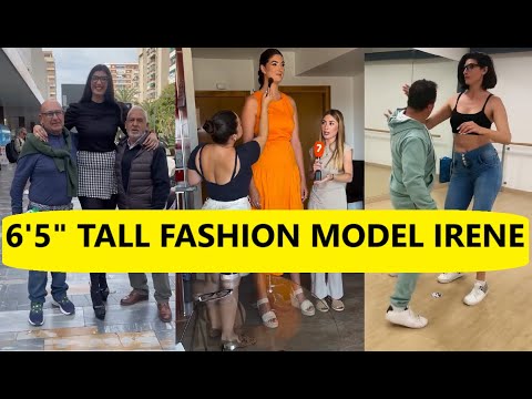 6 5 Tall Girl Irene Is A Fashion Model 