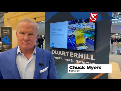 Chuck Myers of Quarterhill: 'AI is a living organism' - video from ITS International