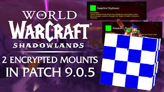 2 Encrypted Promotion Mounts Coming In Patch 9.0.5 - What Are They?
