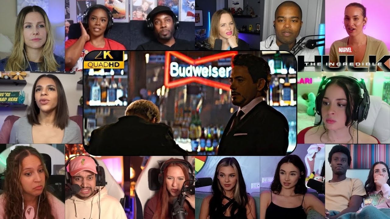 TOP "Ending | Tony Stark Post Credits Scene" The Incredible Hulk (2008) Movie Reactions