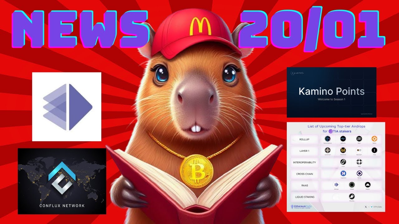 News Crypto du 20/01 - Airdrop ALT Layer, CFX lance sa L2, points Kamino, Stacking Pyth