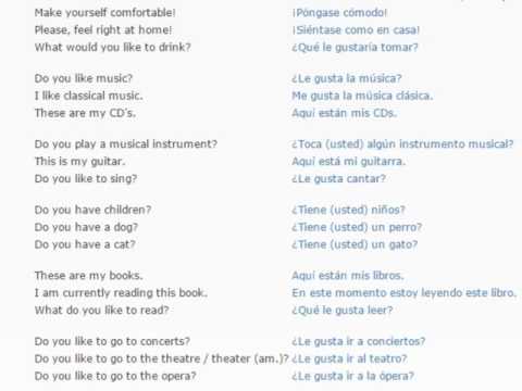 Spanish lesson/English lessons how to study spanish 20 (Small Talk 1)