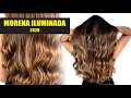 MORENA ILUMINADA FÁCIL SEM ERIÇADO E SEM PÓ DESCOLORANTE - TUTORIAL