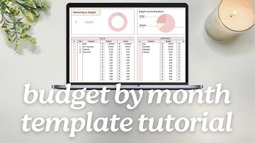 UPDATED How to Use Budget by Month Template | Budget Beginners | Spreadsheet Tutorial | MONETS MONEY