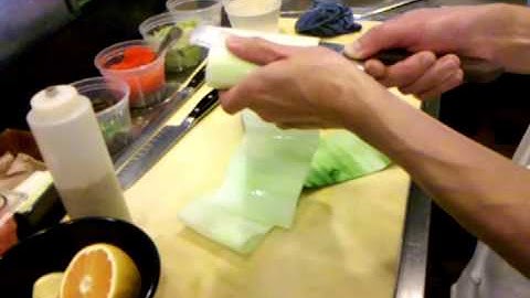 Danny making kanisu.