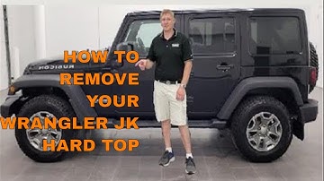 HOW TO REMOVE YOUR JEEP WRANGLER JK HARD TOP REMOVAL STEP BY STEP TAKE OFF YOUR TOP ON YOUR WRANGLER