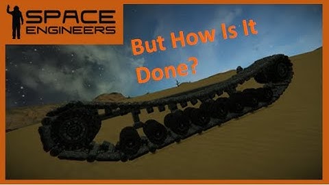 How To Build Tank Tracks - Space Engineers