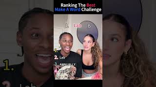 Ranking The Funniest Make A Word Challenge Moments 😂 #shorts #challenge #wordplay #viral