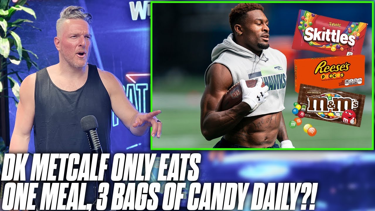 DK Metcalf Says He Eats One Meal & 3 Bags Of Candy A Day?!