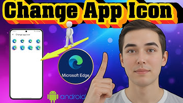 How To Change App Icon in Microsoft Edge Mobile - For Beginners