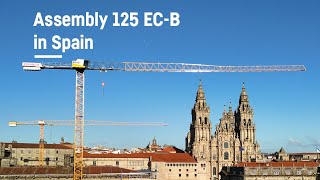 EC-B assembly in Santiago de Compostela | Liebherr