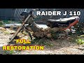 Suzuki Raider j 110 Full Restoration | TIMELAPSE