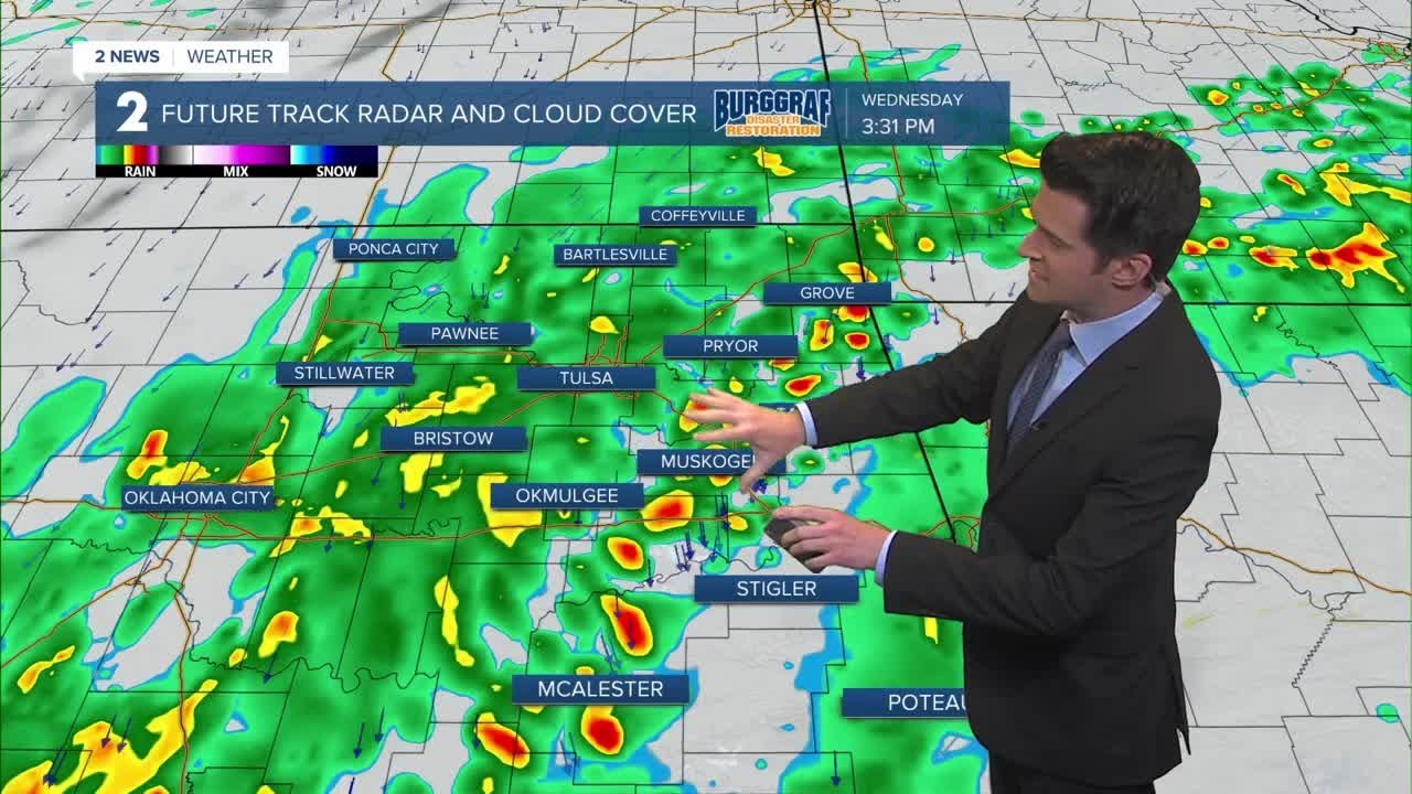 More showers on the way for Wednesday - YouTube