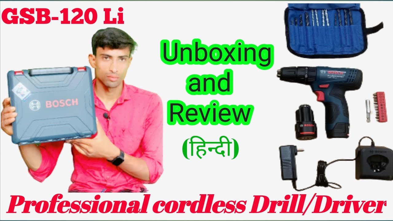 BOSH GSB120Li Cordless Drill DriverBest Professional Cordless Drill