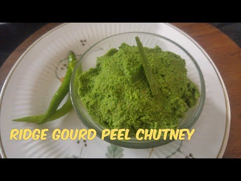 Ridge gourd peel chutney
