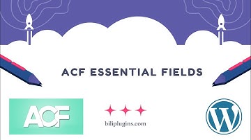 ACF Essential Fields | ACF Custom Fields Types | ACF Pro add-on | Bili Plugins
