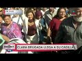 Clara Brugada llega a la casilla electoral para emitir su voto | Destino 2024