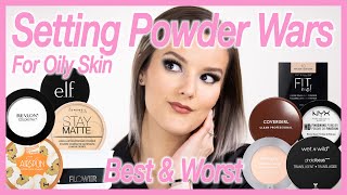 The Best & Worst Setting Powders -  Setting Powder Wars Finale - Oily Skin (Drugstore Edition)