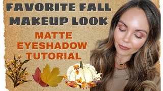 FAVORITE FALL MAKEUP 2019 | COLLAB WITH ERIN NICOLE TV | MATTE EYESHADOW LOOK screenshot 2