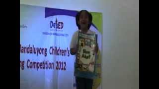 Alitaptap Storytelling 2012 Filipino Gr. Pre-School - Grade 1 Winner