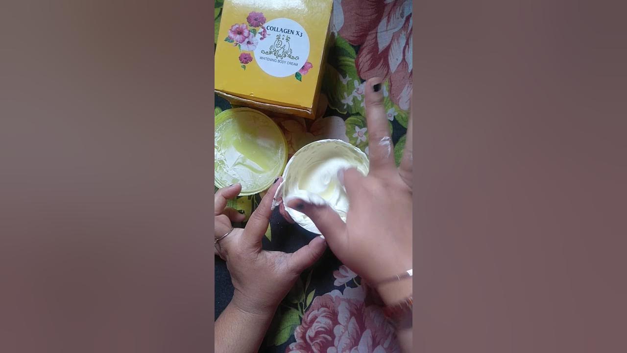 Collagen x3 body whitening cream review !! with VC injection!! Sadia