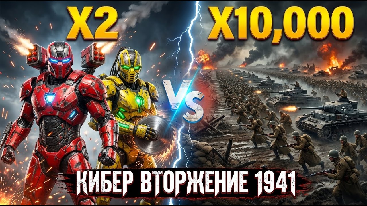 КИБОРГИ против ВЕРМАХТА: Сектор и Сайрекс в Брестской крепости 1941!