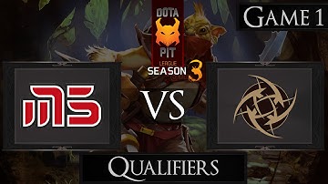 Dota 2 M5 vs Ninjas in Pyjamas | Dota PIT Season 3