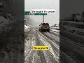 Scorpio N struggle in snow #snow #leh #travel