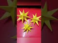 how to make paper star / home decoration diy