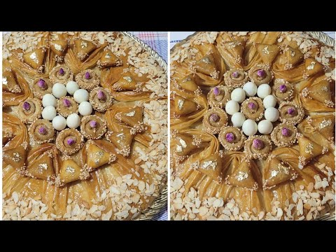 بسطيلة بالدجاج واللوز والبيض القياس 45 شرح مفصل للمبتدئات ثمن البيع