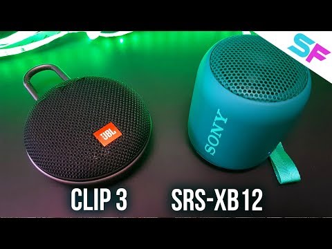 Sony SRS-XB12 vs JBL Clip 3 Extreme Bass Test