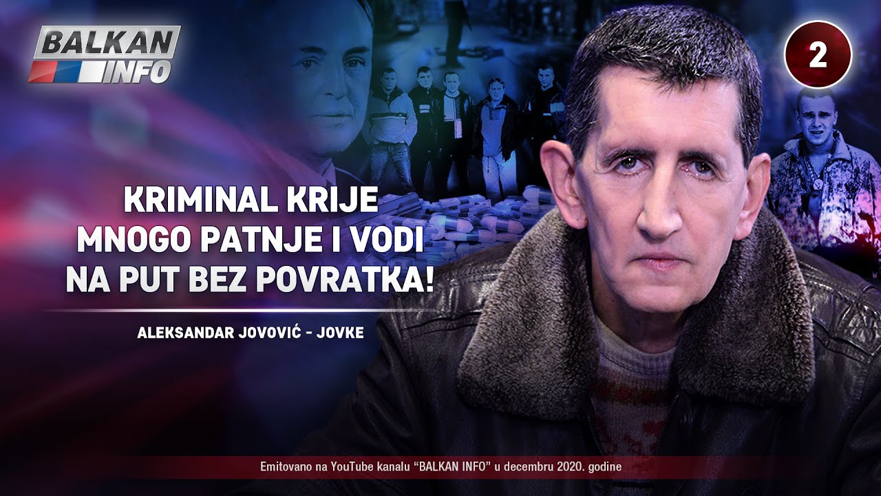 ⁣INTERVJU: Aleksandar Jovović - Kriminal krije mnogo patnje i vodi na put bez povratka! (20.12.2020)