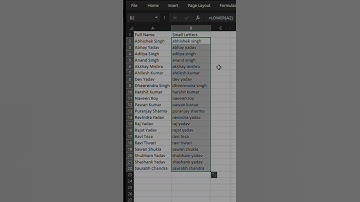 Convert Text into Upper Case, Lower Case and Proper (1st Letter Capital) | MS Excel, Excel
