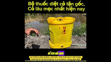 Pha Đúng Cách – Cỏ Chết Sạch! Thuốc Diệt Cỏ Mạnh Nhất Nông Dân Phải Biết