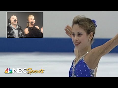 Tara and Johnny react to her Olympic gold medal skate I NBC Sports