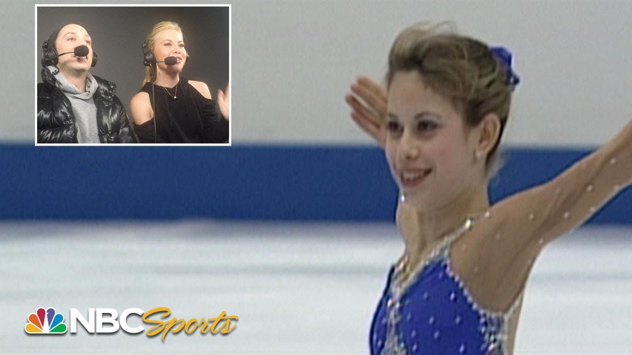 Tara and Johnny react to her Olympic gold medal skate I NBC Sports