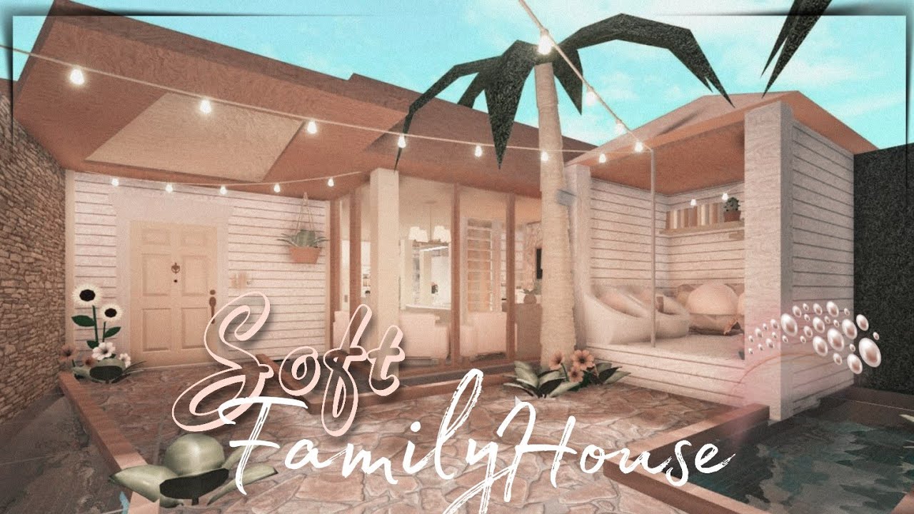 Roblox Bloxburg Soft Family House L Tour Speedbuild Youtube - roblox bloxburg coastal family house