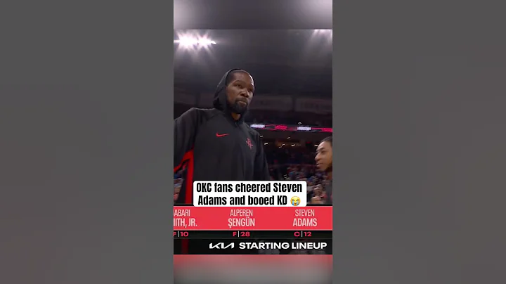 Steven Adams' intro vs. KD's intro 😅