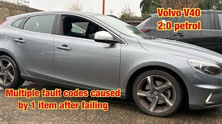 Volvo V40 , Multiple faults caused by 1 item