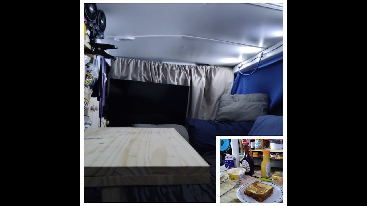 Van Life-Every Home needs a table, desk & kitchen counter