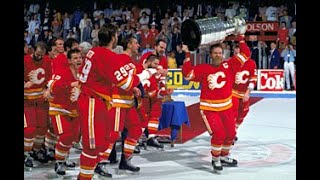 Calgary Flames 1989 Stanley Cup Champions - 16'' x 22